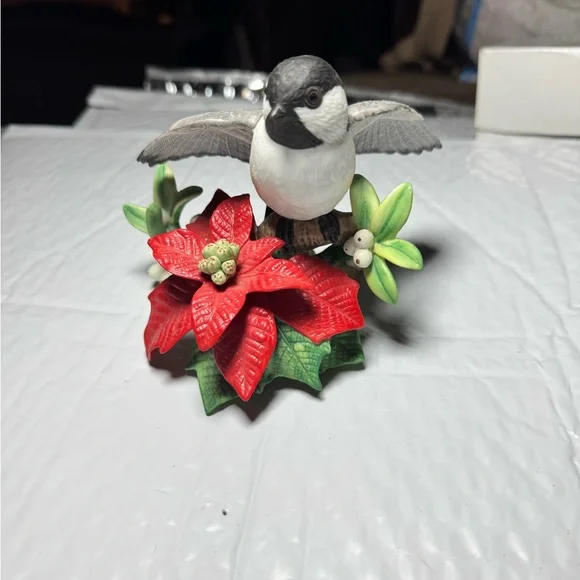 Vintage Lenox 1997 Christmas Chickadee